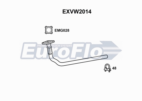 Exhaust Pipe (EXVW2014)