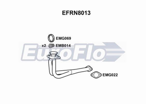 Exhaust Pipe (EFRN8013)