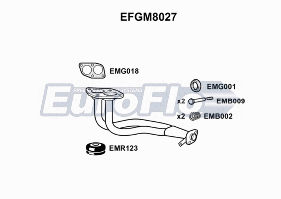 Exhaust Pipe (EFGM8027)