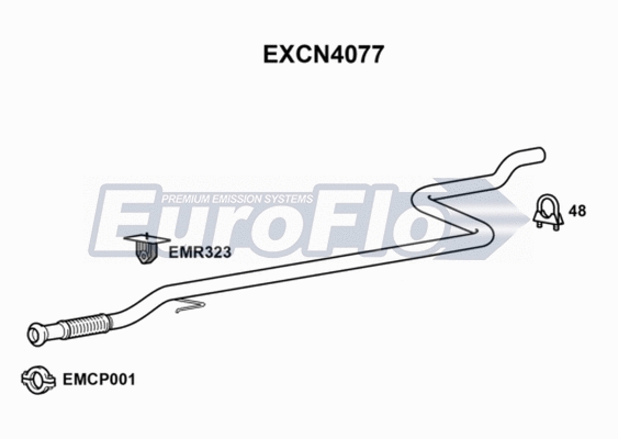 Exhaust Pipe (EXCN4077)