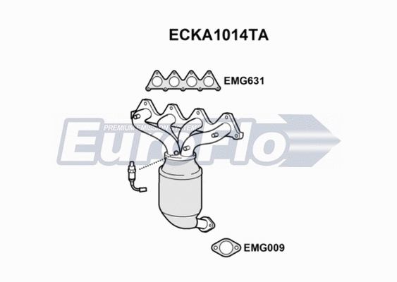 Catalytic Converter (ECKA1014TA)