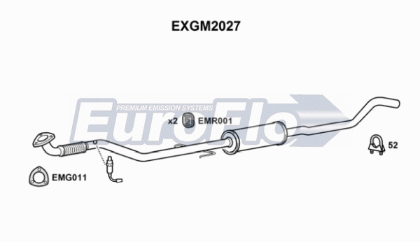 Exhaust Pipe (EXGM2027)