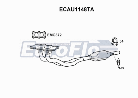 Catalytic Converter (ECAU1148TA)