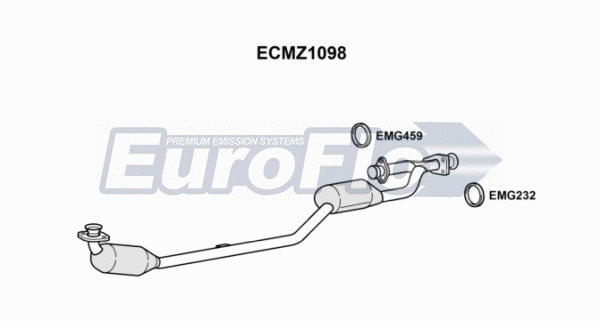 Catalytic Converter (ECMZ1098)