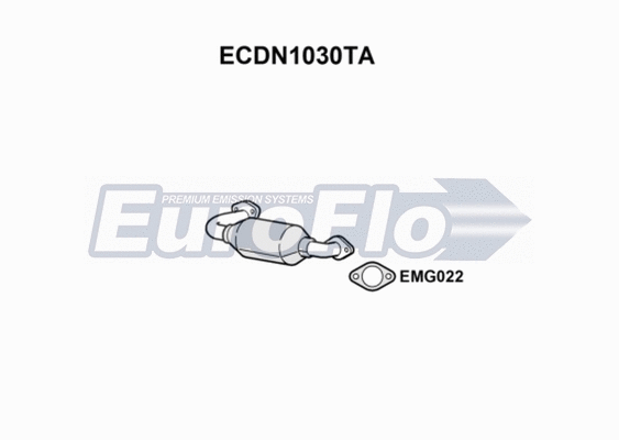 Catalytic Converter (ECDN1030TA)
