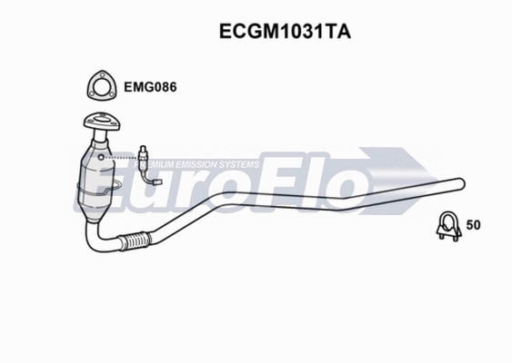 Catalytic Converter (ECGM1031TA)