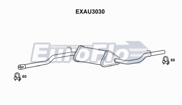 Centre Muffler (EXAU3030)