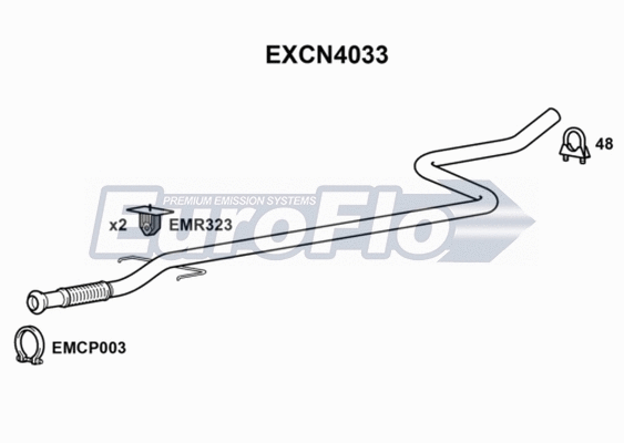 Exhaust Pipe (EXCN4033)