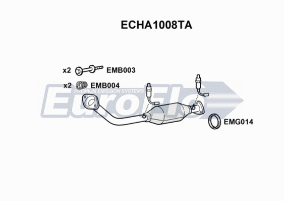 Catalytic Converter (ECHA1008TA)