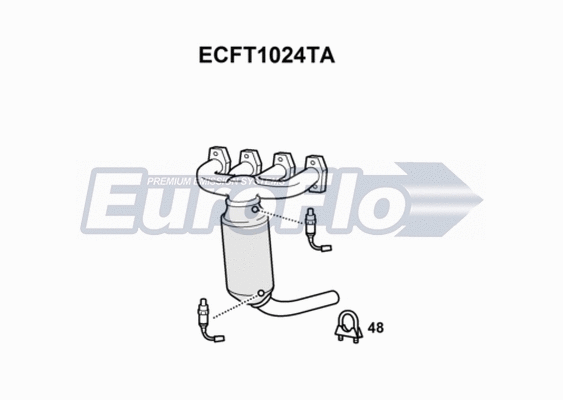 Catalytic Converter (ECFT1024TA)