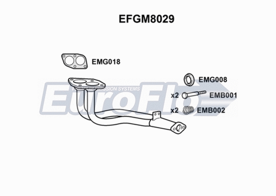 Exhaust Pipe (EFGM8029)