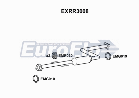 Centre Muffler (EXRR3008)