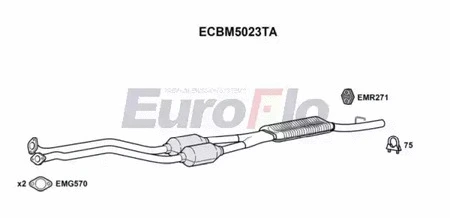 Catalytic Converter (ECBM5023TA)