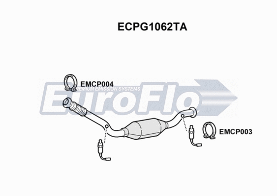 Catalytic Converter (ECPG1062TA)