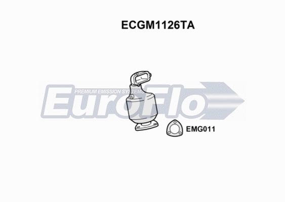 Catalytic Converter (ECGM1126TA)