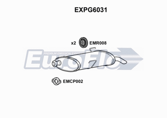 Rear Muffler (EXPG6031)