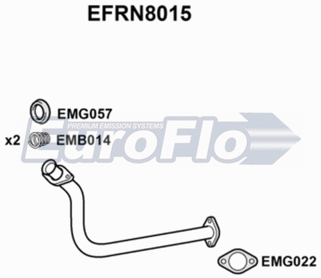 Exhaust Pipe (EFRN8015)
