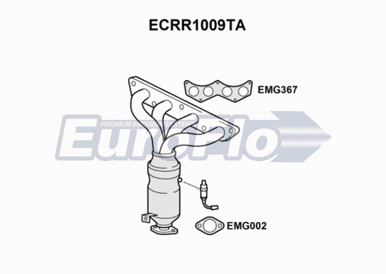 Catalytic Converter (ECRR1009TA)