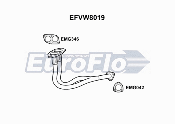 Exhaust Pipe (EFVW8019)