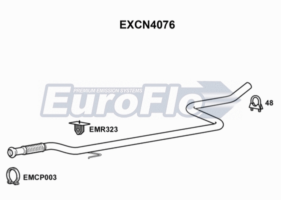 Exhaust Pipe (EXCN4076)