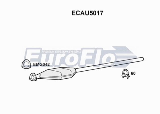 Catalytic Converter (ECAU5017)