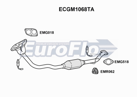 Catalytic Converter (ECGM1068TA)