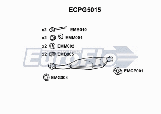 Catalytic Converter (ECPG5015)