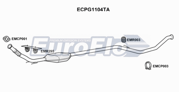 Catalytic Converter (ECPG1104TA)