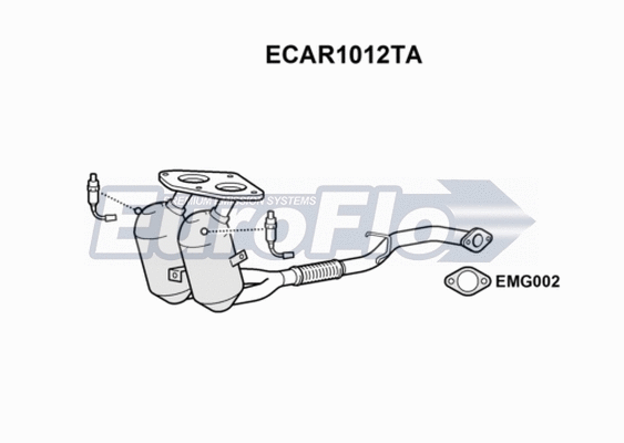 Catalytic Converter (ECAR1012TA)