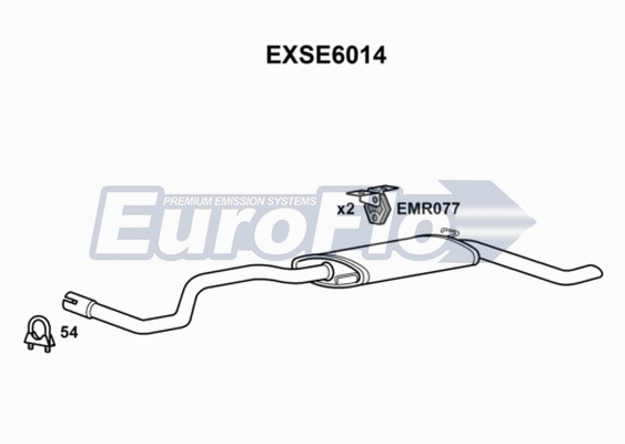Rear Muffler (EXSE6014)