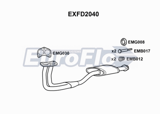 Exhaust Pipe (EXFD2040)