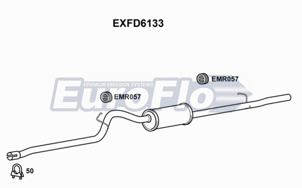 Rear Muffler (EXFD6133)