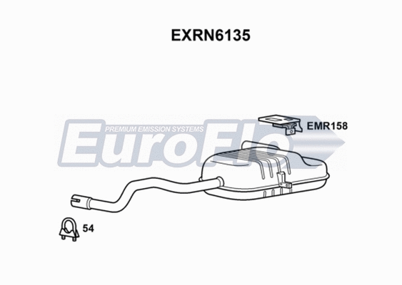Rear Muffler (EXRN6135)