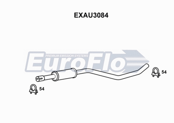 Centre Muffler (EXAU3084)