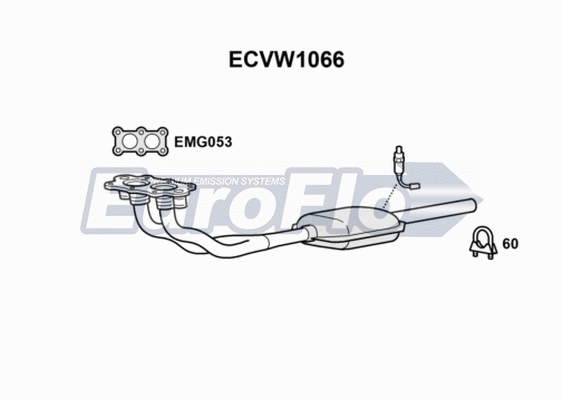 Catalytic Converter (ECVW1066)