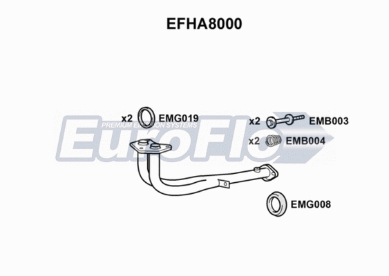 Exhaust Pipe (EFHA8000)