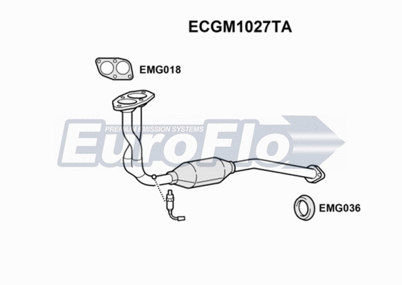 Catalytic Converter (ECGM1027TA)