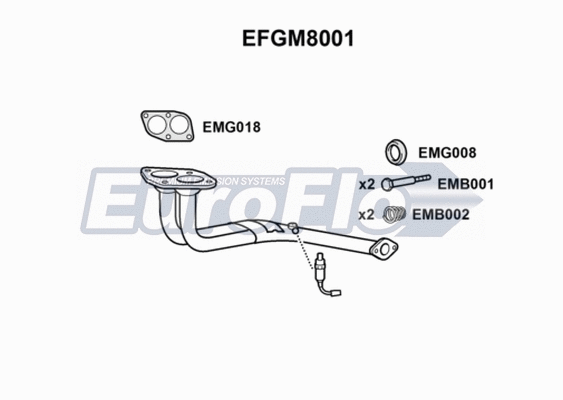 Exhaust Pipe (EFGM8001)