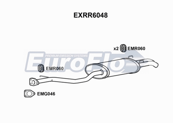 Rear Muffler (EXRR6048)