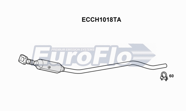 Catalytic Converter (ECCH1018TA)