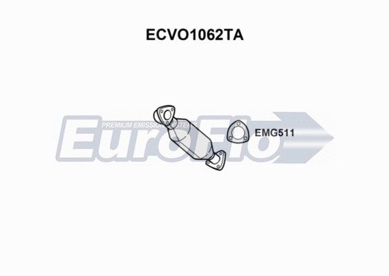 Catalytic Converter (ECVO1062TA)