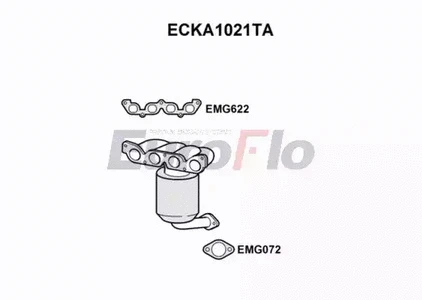 Catalytic Converter (ECKA1021TA)
