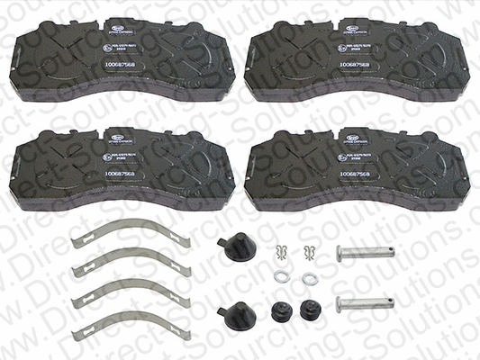 Brake Pad Set, disc brake (560035OEM)