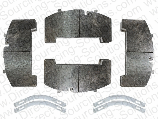 Brake Pad Set, disc parking brake (960016OEM)