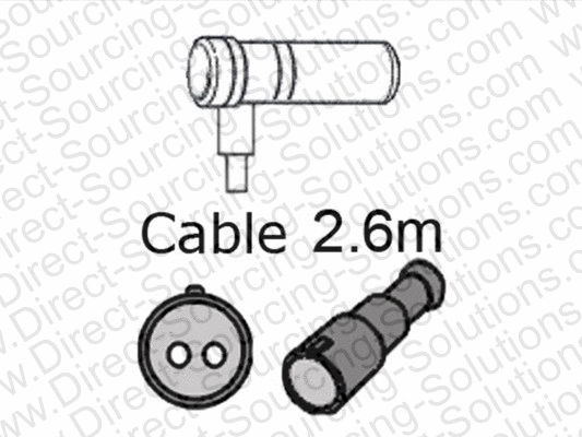 Sensor, wheel speed (160025OEM)