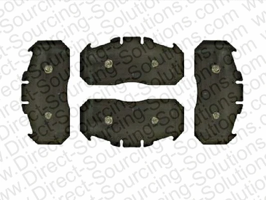 Brake Pad Set, disc brake (206095)