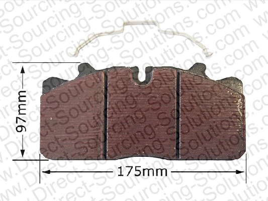 Brake Pad Set, disc brake (560041)