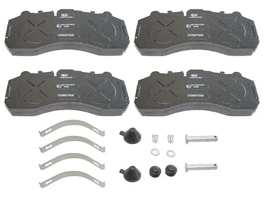 Brake Pad Set, disc parking brake (106414ALT)