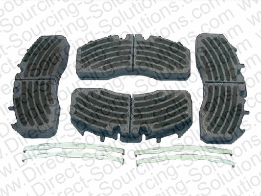 Brake Pad Set, disc brake (206666)
