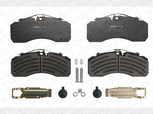 Brake Pad Set, disc parking brake (160091OEM)